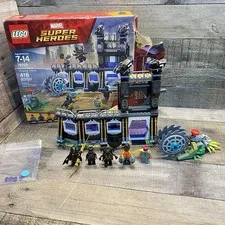 LEGO Marvel Super Heroes Corvus Glaive Thresher Attack Set 76103 W/Box & Manuals