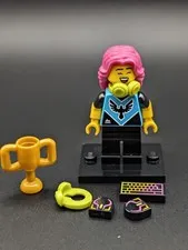 LEGO Minifigure 71045 Series 25 E-Sports Gamer CMF Used