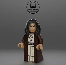 LEGO Star Wars BrickDaddy BDM Custom Crowned Counselor TPM Eeth Minifigure NEW