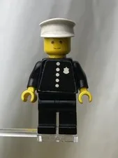 First Ever Lego Minifigure 1978 Police Officer cop014s Torso Sticker Patrol 600 