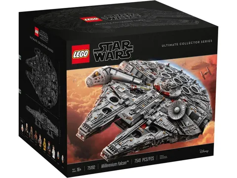 LEGO 75192 Star Wars Millennium Falcon Building Set, 7541 Pieces - Age 16+