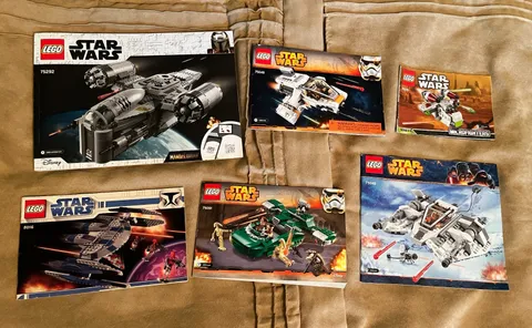 Lego Star Wars Instruction Manual Only 8016 75076 75048 75292 75049 75091