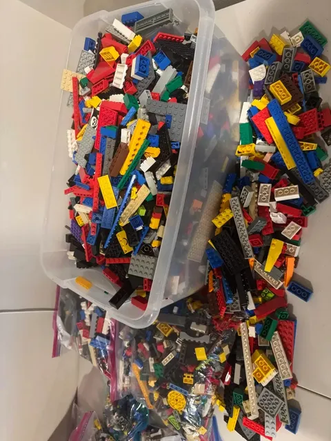 LEGO Bulk Lot of 2 Pounds Bricks Parts and Pieces Clean Genuine 2 Lbs Grab Bag