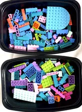 Lego Pastel Color Brick Lot Genuine Mixed Bulk Parts