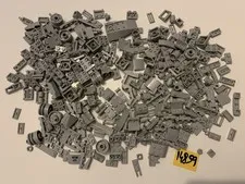 Lego Parts Lot Light Grey