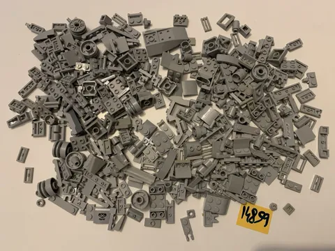 Lego Parts Lot Light Grey
