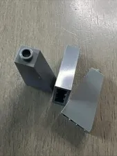 LEGO 4460b Dark Bluish Gray Slope 75 2 x 1 x 3 - Hollow Stud 3 Pieces