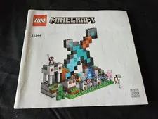 LEGO Minecraft 21244 Instructions Only No Bricks