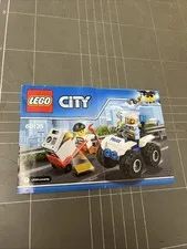 VINTAGE TOY LEGO MANUAL INSTRUCTIONS BOOKLET ART CITY 60135