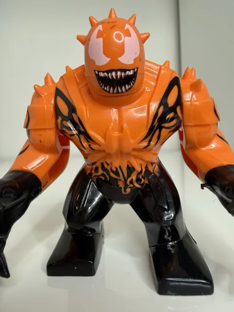 Lego Big Fig Orange Phage Custom Minifigure Large