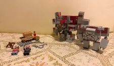 Retired set. LEGO Minecraft Dungeons The Redstone Battle 21163. minifigs missing