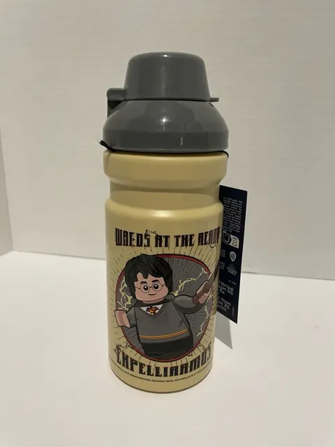 LEGO Harry Potter Hogwart Water Drinking Bottle wizarding world kid plastic cup