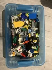 LEGO Bulk Lot Mixed Bricks & Pieces, Multicolor Plastic, Storage Bucket/Tub
