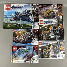 Lego Marvel Instruction Manual Lot 6 Booklets 76125 76163 76114 76143 76205
