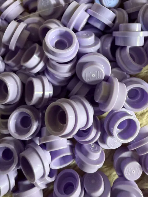 LEGO NEW--#4073-LAVENDER- 1 X 1 ROUND PLATE- 25 PIECES