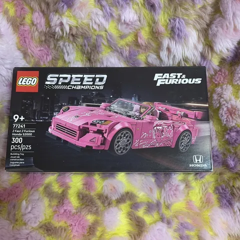 Lego Fast & Furious Speed Champions Pink Car Block Set