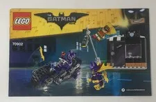 Lego 70902 Catwoman Catcycle Chase Instruction Manual Book Only - No Bricks