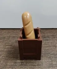 LEGO Container Crate With French Baguette FOOD