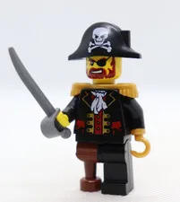 Captain Brickbeard 6299 6243 6253 Sword Pirates II LEGO® Minifigure Mini Figure