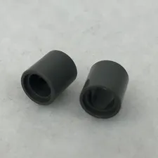 LEGO 18654 Dark Bluish Gray Technic, Liftarm Thick 1 x 1 (Spacer) (x2)
