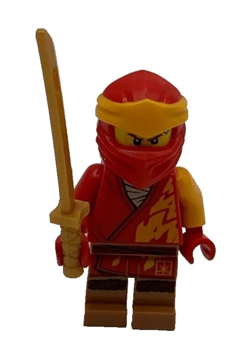Lego Ninjago Minifigure Kai Ninja FIG-012449 Kai EVO With Wraps Sword Katana