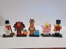 LEGO Holiday & Event MINIFIGURES Minifigure Lot Snowman Turkey Reindeer Fairy