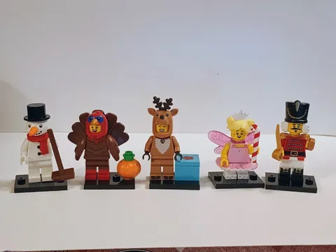LEGO Holiday & Event MINIFIGURES Minifigure Lot Snowman Turkey Reindeer Fairy