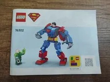 LEGO® DC 76302 Superman™ Mech vs. Lex Luthor™ Instruction Manual Only