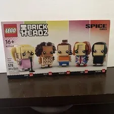 LEGO Brick Headz: Spice Girls Tribute (40548) NEW Retired Sealed Set! 578 Pieces
