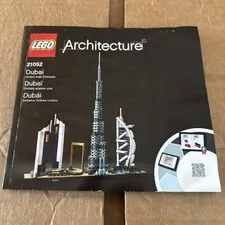 Lego Architecture Dubai 21052 Instruction Manual .. Book Only