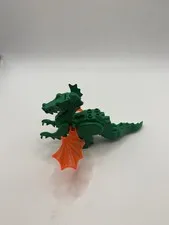 Vintage Lego Green Dragon