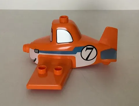 Lego Duplo Disney Pixar Planes Dusty Airplane Plane Top Orange