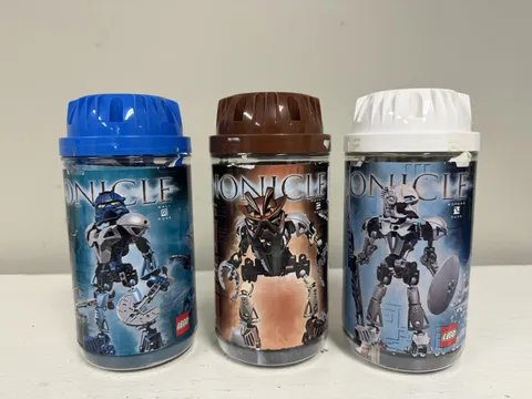 LEGO Bionicle Lot 8570 8571 & 8568 98% Complete Nuva Kopaka Pohata Gali Sets