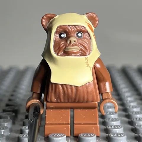 Lego Star Wars Minifigures - Ewok Paploo 8038, 852845 sw0238 - 3D
