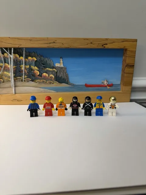 Lot of 7-LEGO Minifigures- City People/ Workers And Misc!