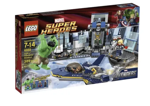 Lego Marvel Super Heroes 6868 Hulk's Helicarrier Breakout Set NEW & Sealed