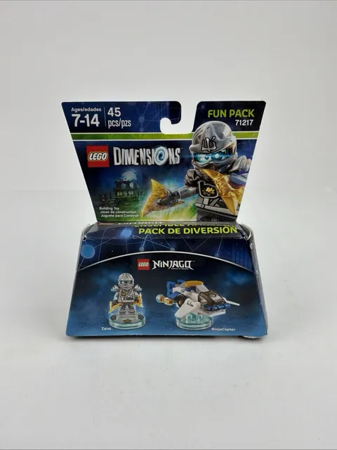 LEGO Dimensions Ninjago Zane Fun Pack 71217 Building Set New Sealed 2015