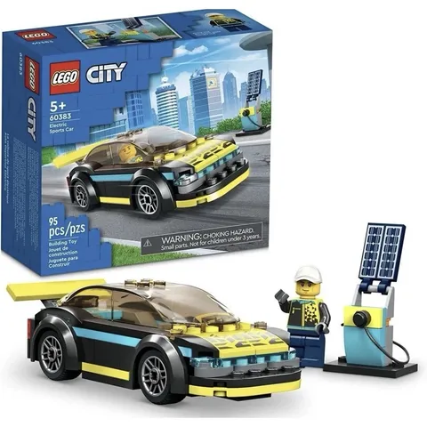LEGO® CITY: Electric Sports Car (60383) Complete Set W/ Manual RETIRED