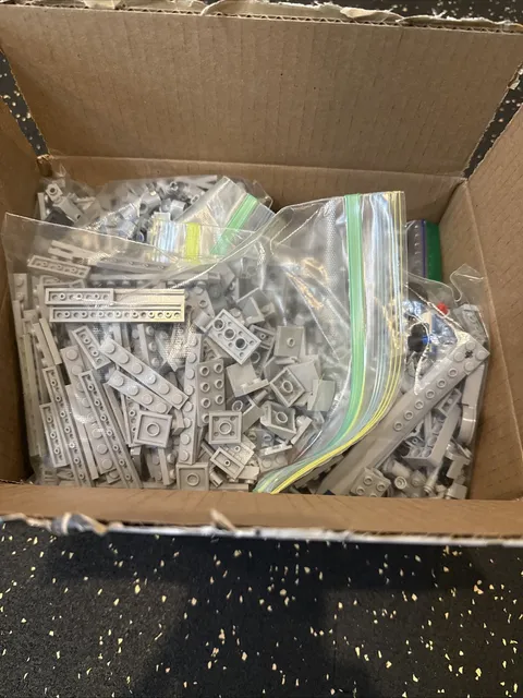 Lego 2-3 LB Light Gray Bulk Lot Used Bricks