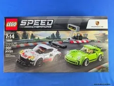 New Lego #75888 Speed Champions: Porsche 911 RSR and 911 Turbo 3.0 Retired