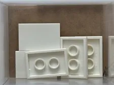 LEGO Parts - White Tile 2 x 3 - No 26603 - QTY 5