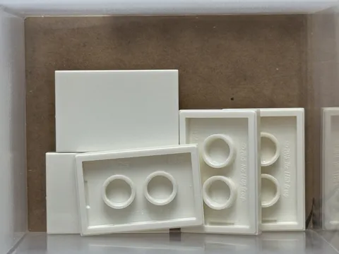 LEGO Parts - White Tile 2 x 3 - No 26603 - QTY 5