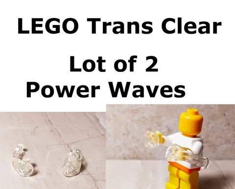 LEGO Power Waves Energy Clear Translucent Lot of 2 Throw Your Power Spell TWICE