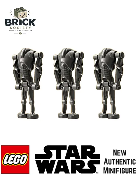 LEGO Super Battle Droid Lot of 3 75372 Minifigure - New