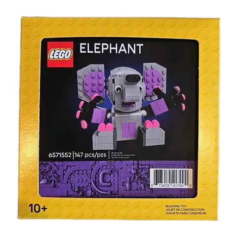 Lego 6571552 Elephant Pencil Holder NEW SEALED 5009206 Limited Insider Reward