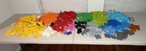 Huge Lego Duplo Lot Hundreds Airplane Airport Trucks Vehicles Rainbow Colors