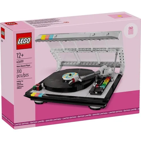 LEGO 40699 Retro Record Player GWP Limited Edition - New Sealed Set - 6473998