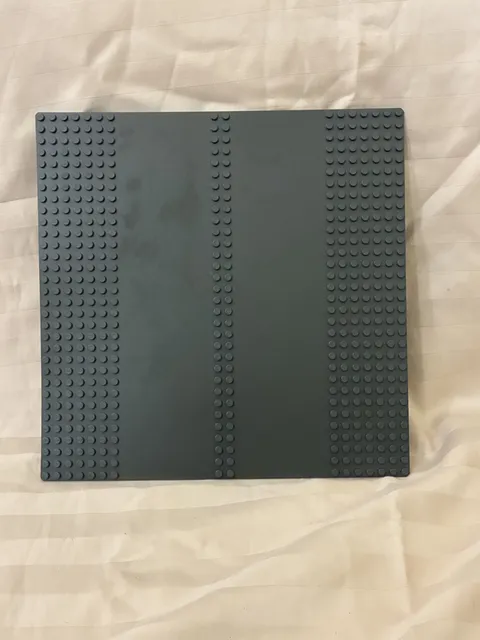 LEGO 32x32 Road Baseplate (Part 30225c01) in Dark Bluish Gray