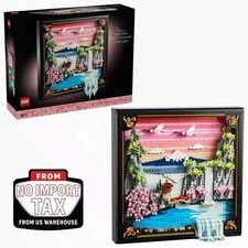 NEW 2026 - LEG0 Art Japanese Cherry Blossom Landscape Building 31218 (US STOCK)