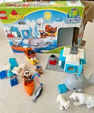 LEGO DUPLO SET 10803 Whale and Eskimo ARTIC Bricks Accessories